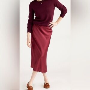 J. Crew Gwenyth Midi Slip Skirt XXS EUC